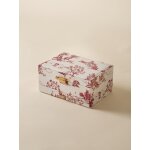 Bo�te � bijoux xl esprit toile de jouy