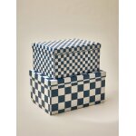 Bo�te gigogne damier par lot de 2
