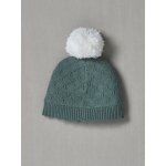 Bonnet maille ajour�e fille laine