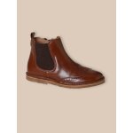 Boots bout fleuri fille en cuir