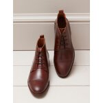 Boots lac�es cuir homme
