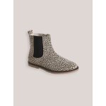 Boots lopard en cuir fille