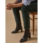 Boots � talon cuir femme