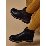 Boots tresse en cuir fille