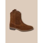 Boots western en crote de cuir fille