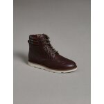 Bottillons garon en cuir bout fleuri