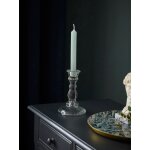 Bougeoir en verre lou