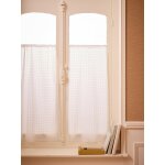 Brise - bise voile motif carreaux ton sur ton