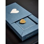 Broche coeur or - collection cyrillus x chic alors