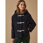 Caban court lainage femme
