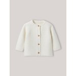 Cardigan en coton biologique et laine bb