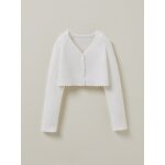 Cardigan court - coton biologique collection ftes et mariages