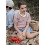 Cardigan fille en coton et laine