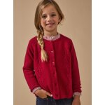 Cardigan fille en laine m�rinos