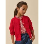Cardigan fille point fantaisie
