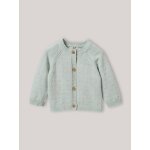 Cardigan maille ajoure bb - coton biologique