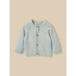 Cardigan maille ajour�e b�b� - coton biologique