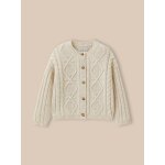 Cardigan  torsades fille laine rws