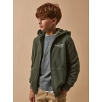 Cardigan zipp doubl sherpa garon