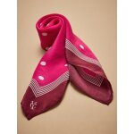 Carr bandana  pois femme en soie