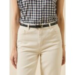 Ceinture fine cuir femme