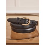 Ceinture fine cuir femme