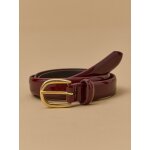 Ceinture fine cuir femme