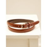 Ceinture fine cuir femme