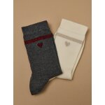 Les chaussettes femme lot de 2 - cyrillus x les 3 tricoteurs