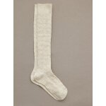 Chaussettes hautes fille torsad�es