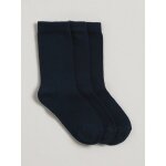 Chaussettes unies par lot de 3 gar�on