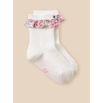 Chaussettes avec volant en tissu liberty b�b�