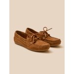 Chaussures bateau cuir femme