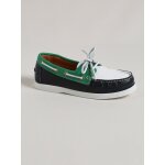 Chaussure bateau en cuir garon