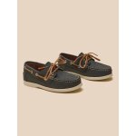 Chaussures bateau en cuir gar�on