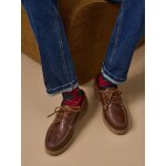 Chaussures bateau cuir homme