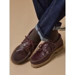 Chaussures bateau cuir homme