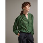 Chemise femme tissu dobby carreaux