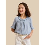 Chemise fille en gaze - coton biologique