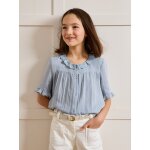 Chemise fille en gaze - coton biologique