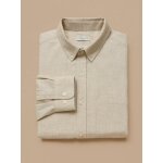 Chemise flanelle unie homme - coupe contemporaine