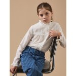 Chemise avec froufrou fille