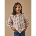 Chemise imprim�e en velours fille