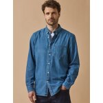 Chemise en jean homme coupe contemporaine