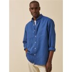 Chemise en lin homme coupe contemporaine