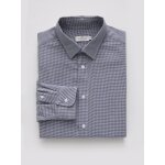 Chemise motif pied - de - puce slim fit homme non iron