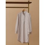 Chemise de nuit liquette raye femme