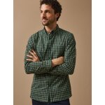 Chemise popeline carreaux homme - coupe ajust�e
