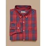 Chemise popeline carreaux homme - coupe contemporaine