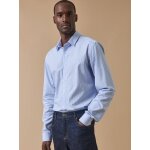 Chemise popeline raye homme coupe ajuste